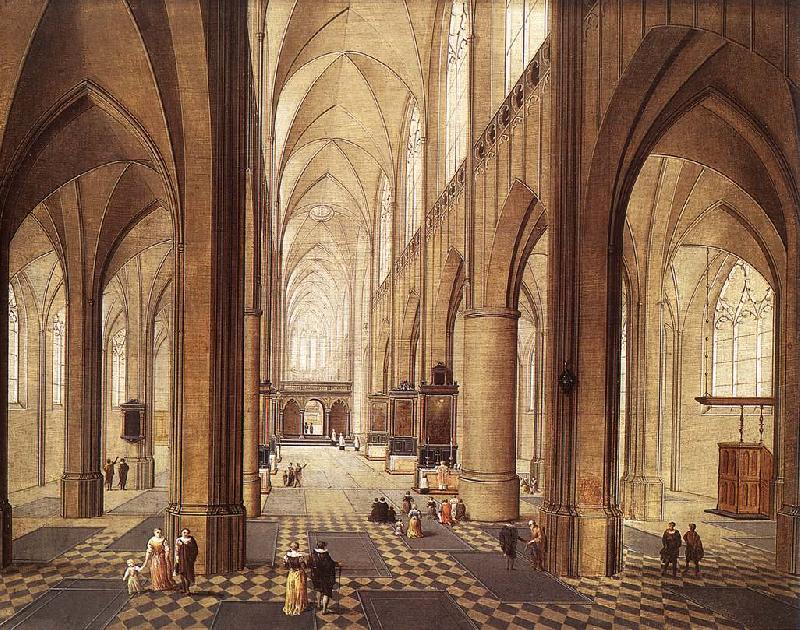 NEEFFS, Pieter the Elder Interior of a Church ag oil painting image